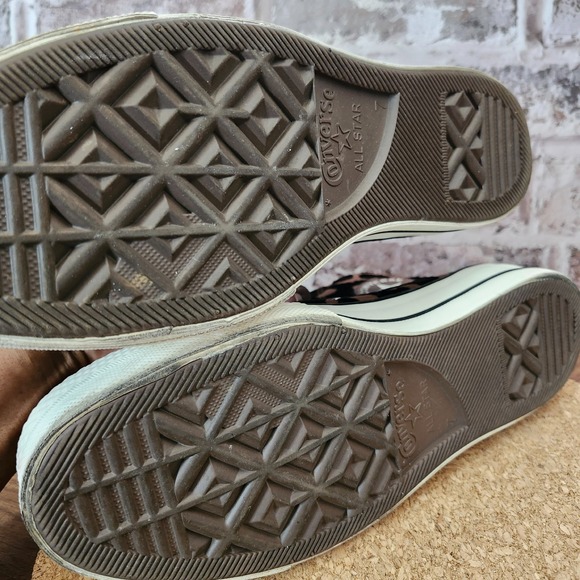 Size 9 - Converse Chuck Taylor All Star Lift Platform High Leopard Remix Women's - Picture 8 of 10